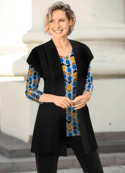 Weste in verschlussloser Form