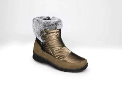 Winterstiefel mit Kunstpelzrand