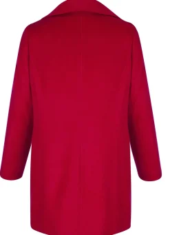 Wolljacke mit verdeckter Druckerleiste