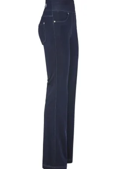 Yoga-Jeans mit ausgestellter Fußweite