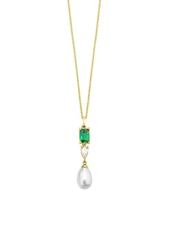 Zarte Raffinesse – Anhänger mit Perle und Kristallglanz