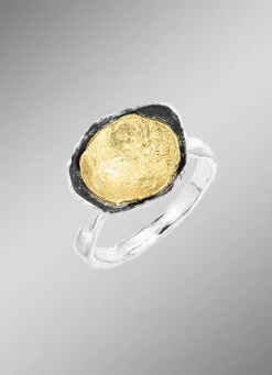 Zauberhafter Damenring in Tricolor