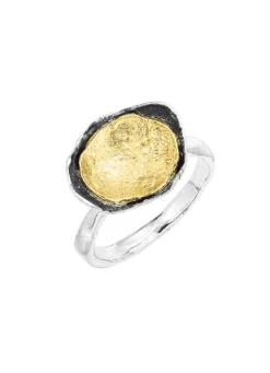 Zauberhafter Damenring in Tricolor