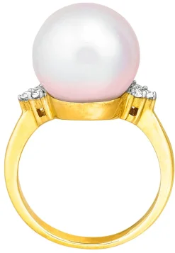 Zauberhafter Damenring mit Südsee-Perle