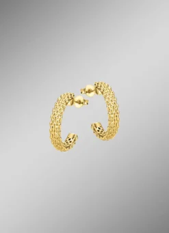 Zeitlose Creolen in feinstem Gold