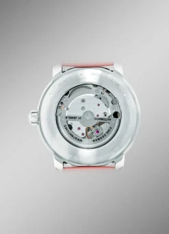 Zeppelin-Automatik-Herrenuhr mit Edelstahlgehäuse und Lederband