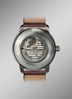 Zeppelin-Automatik-Herrenuhr mit Lederband