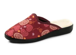 Zweierpack, gefütterte Damen-Hausschuhe, Weite H, mit Textildruck