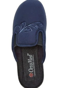 Zweierpack, klassische Damen-Hausschuhe, Weite H, mit Gummizug