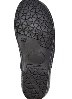 Zweierpack, klassische Damen-Hausschuhe, Weite H, mit Gummizug