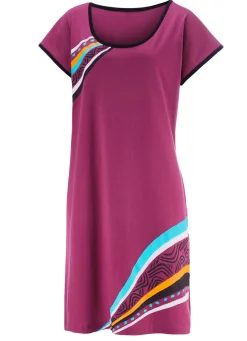 Zweierpack Nachthemden, kürzer geschnitten aus Baumwolle