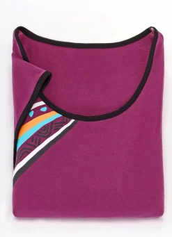 Zweierpack Nachthemden, kürzer geschnitten aus Baumwolle