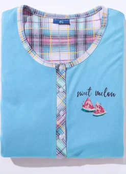 Zweierpack Nachthemden mit Knopfleiste