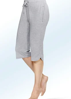 Zweierpack Schlaf- und Freizeithosen, wadenlang mit Durchzugsband