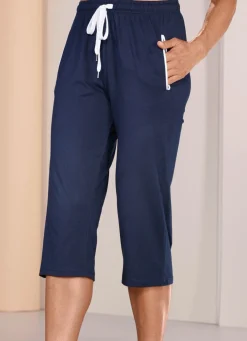 Zweierpack Schlaf- und Freizeithosen mit Kordelzug und Taschen