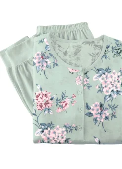 Zweierpack Schlafanzüge, Langarm und Knopfleiste