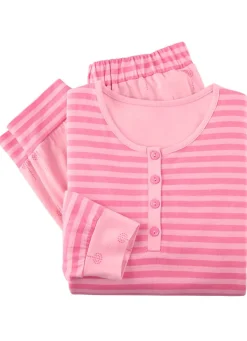 Zweierpack Schlafanzüge mit garngefärbtem Ringeldessin