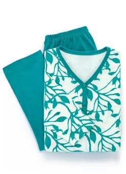 Zweierpack Schlafanzüge mit Knopfleiste